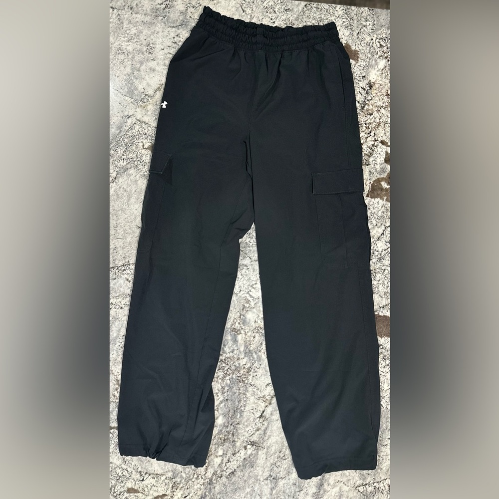 Under Armour Black Track Pants Relaxed Fit